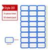 Colored Self-Adhesive Label Stickers for Handwriting, 50 Sheets - Office Use Name & Price Tags