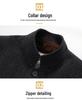 2025 Bestselling Dad Style Woolen Coat: Thick Chenille Stand-Up Collar Jacket for Middle-Aged & Elderly, Autumn/Winter Collection