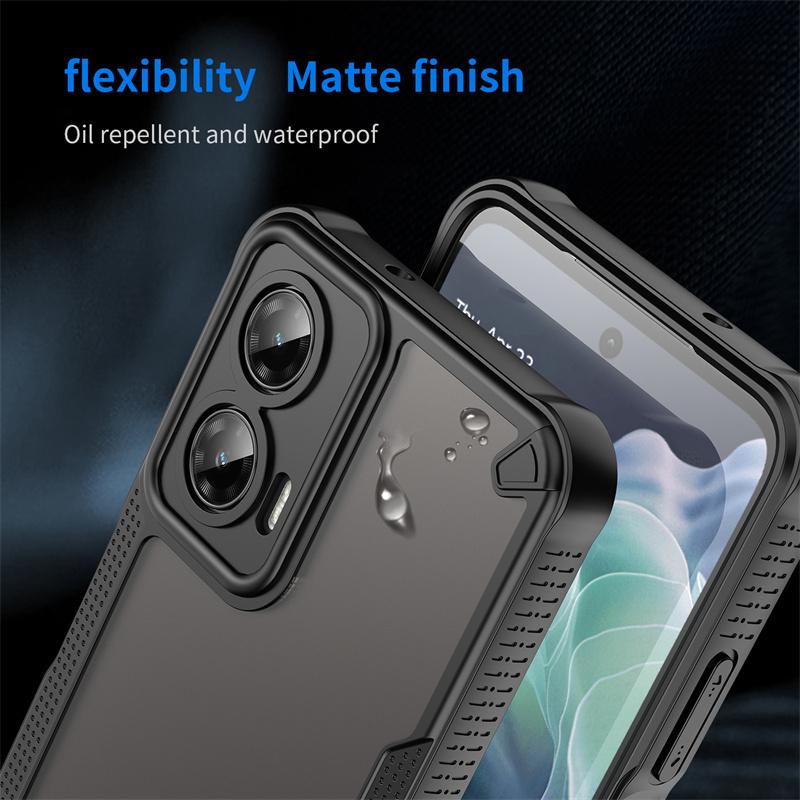 Hybridní Odolný Ochranný Kryt Pro Motorola Moto G35 G55 G75 5G Pouzdro Nárazuvzdorné Coque Fundas Capa
