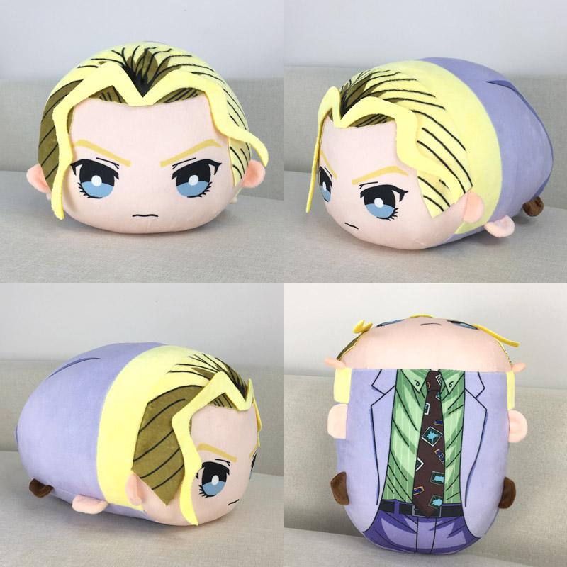 20cm JoJo's Bizarre Adventure Plyšový polštář Higashikata Josuke Giorno Giovanna Cosplay Vycpaná panenka Hračka pro fanoušky anime