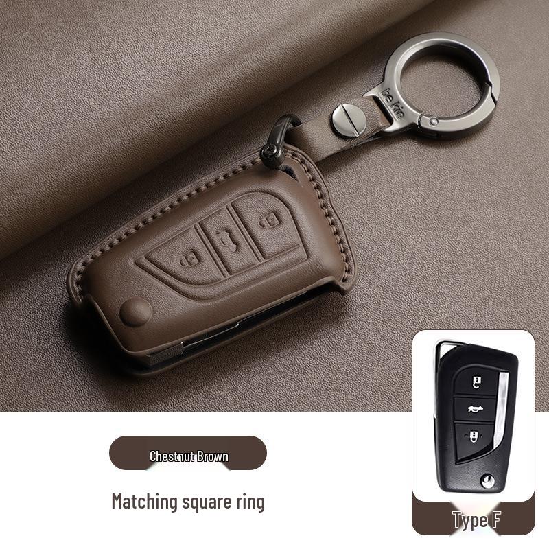 Toyota Wildlander/C-HR/Camry Alcantara Leather 3D Key Case Cover