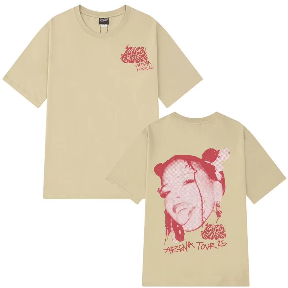 Rapper Nina Chuba Arena Tour 2025 Tee Mens Women Hip Hop Fashion Pop Music Tshirts Casual Cotton Oversized Aesthetics T Shirts