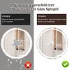 Miroir de salle de bain - NETTLIFE - Rond 50 cm - LED dimmable 3000K-6500K - Interrupteur tactile - Anti-buée IP44