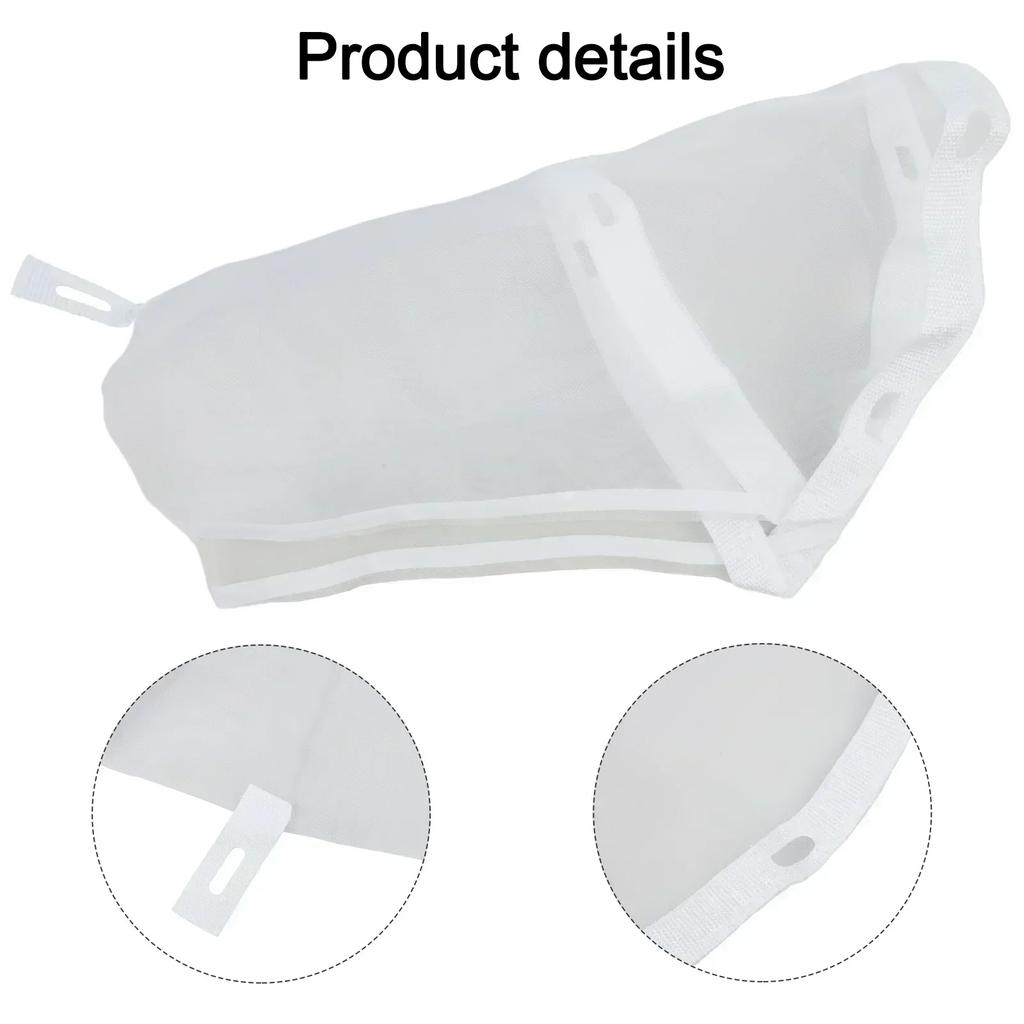 Nylon Mesh Bath Tub Filter Designed with Seven Clips To Easily Attach and Remove While Capturing Debris Effectively