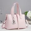 Ummer New Solid Color Handbag  Material Women's Fashion High Sense with Pendant Can Be Messaged