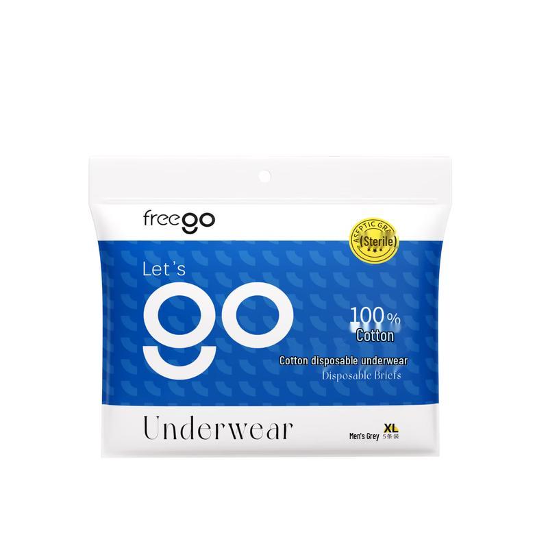 Freego Men's Disposable Pure Cotton Underwear