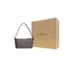 Coach Demi 23 Classic Monogram Zipper Closure Jacquard Fabric And Recycled Leather Shoulder Bag Women Handbags Brown CE736-B4S0M