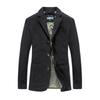 Herren Frühling und Herbst Outdoor Business Anzug Kragen Jacke Langarm Stereo Casual Anzug Jacke