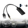 Car AUX Bluetooth Adapter, Wireless Audio Receiver with HIFI Sound Quality, Hands-Free Calling Music Player for Vehicle