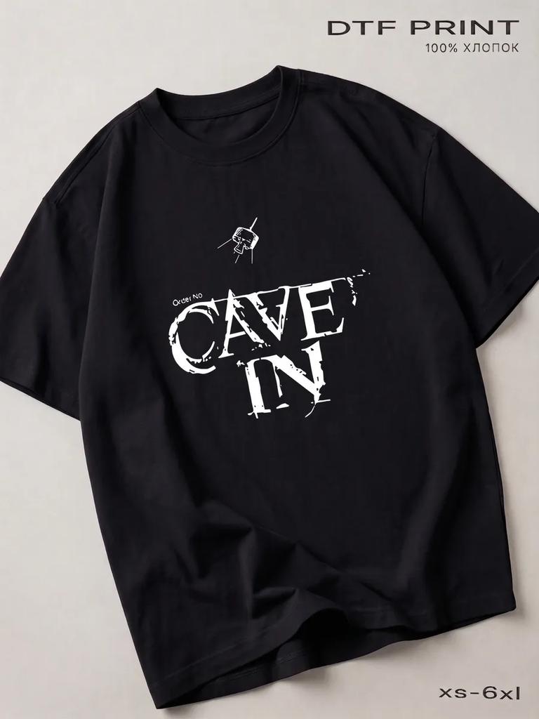 Black T-shirt Cave In, Rock Back in