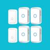 Battery-Powered Smart Wireless Doorbell with Remote Control, Long-Range, and Elderly Call Button for Home Use