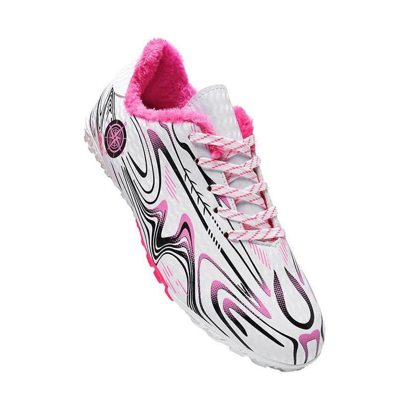 Children's football shoes Velcro broken nails medium and large children's men's and women's long nails lightweight shock absorption grass training 