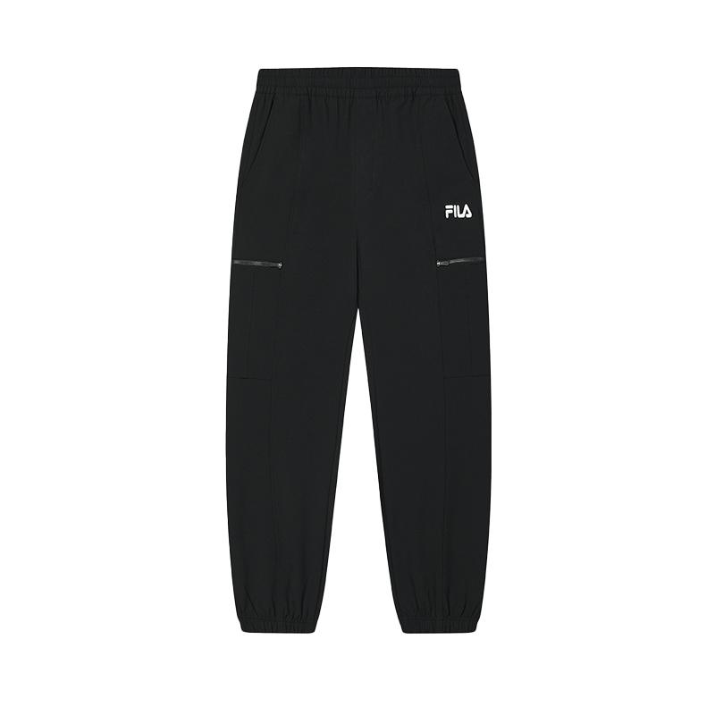 New FILA Casual Pants Men's Jet Black F11M519801FBK