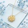 Beautiful Love Flower Necklace Stainless Steel Exquisite and Fashion Classic Love Flower Women's Necklace Valentine's Day Gift