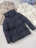 2025 European & American Women's Mid-Length Hooded Down Cotton Coat - Thickened & Slimming Outerwear Trend