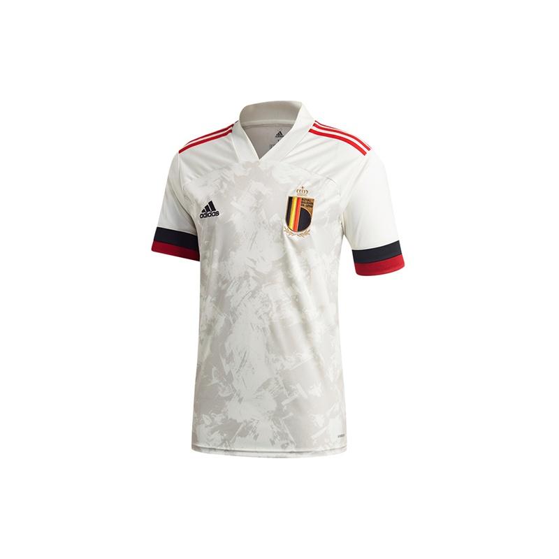 adidas RBFA A JSY Belgium National Team Away Fan Edition Sports Short Sleeve White Men s EJ8548 XL