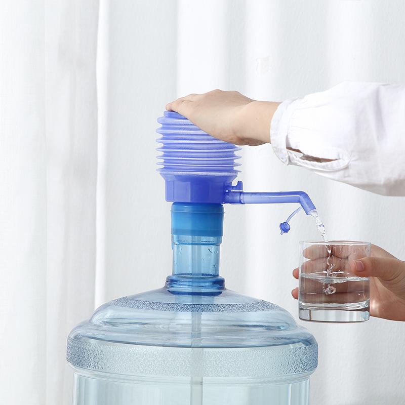 Portable Water Pump Manual Drinking Water Pump Water Bottle Hand Press Pump Sanitary Press Detachable Beverage Dispenser Clean
