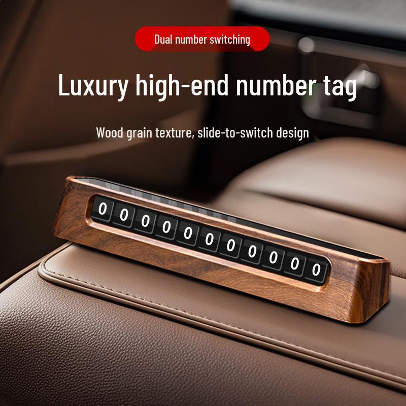 Qoros Temporary Parking Number Plate & Mobile Holder for Models 5/20, 7, and 3