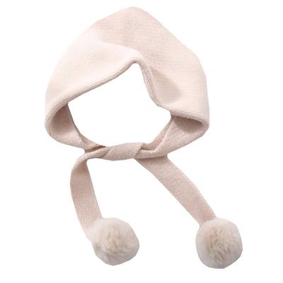 WEISSER ZAHN (Weißer Reißzahn) Schal, Schal, Stola, Herbst/Winter, Kälteschutz, Bommel, Lässig, Stilvoll, Damen, MA025 (01: Cremefarben)