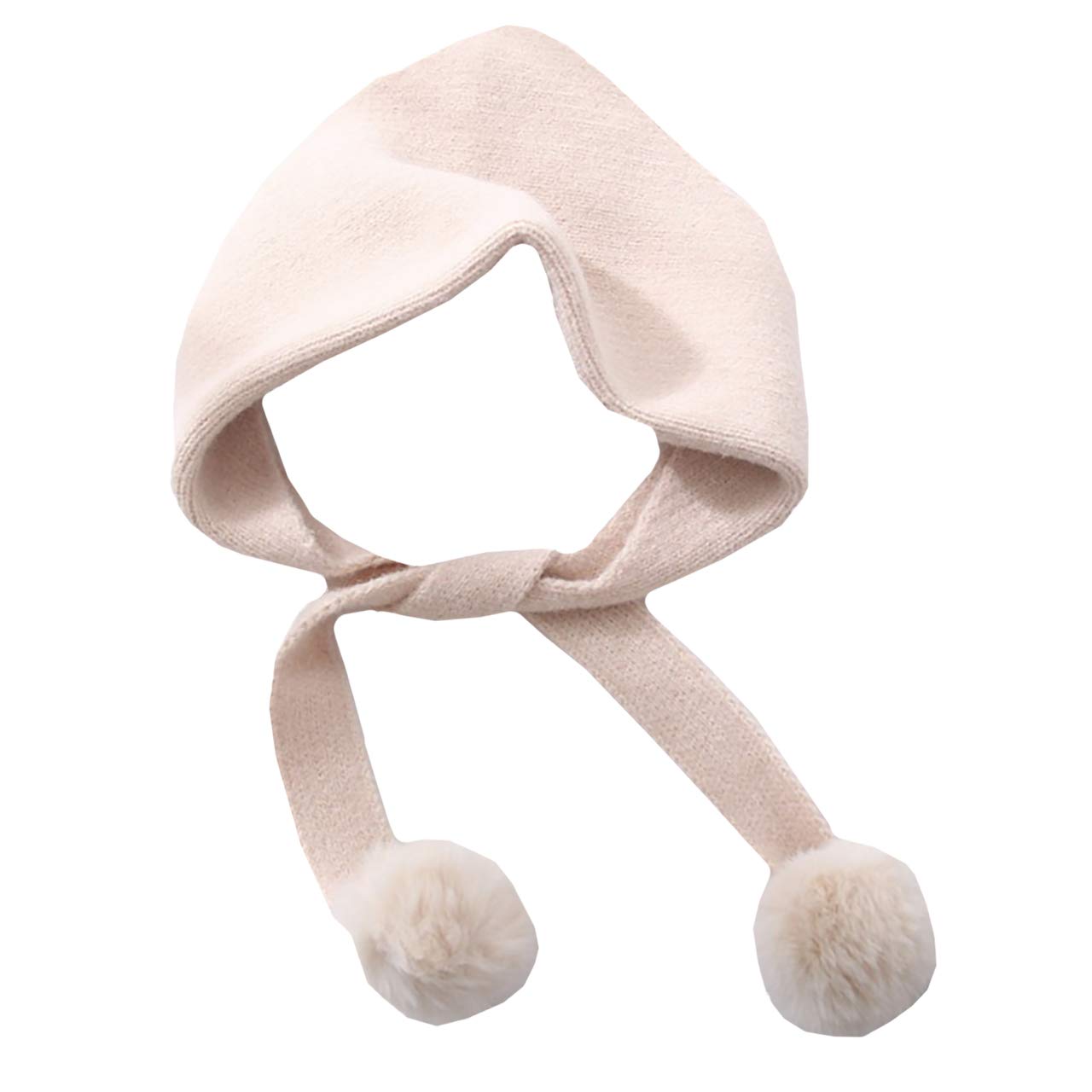 

WHITE FANG (White Fang) Scarf, Scarf, Stole, Autumn/Winter, Cold Protection, Pompom, Casual, Stylish, Women s, MA025 (01: Off-White)