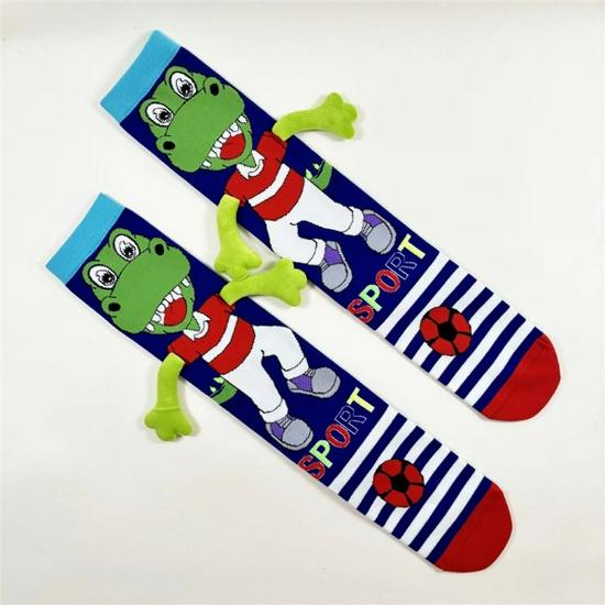 Trendy Cartoon Bow Socks for Girls - Fun, Personality-filled Dog and Princess Designs