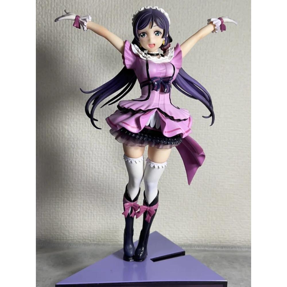 24CM Anime LoveLive! School idol project Figure Nozomi Tojo Kotori Minami Cute Purple Skirt Standing Model PVC Static Toys Doll
