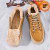 Winter Velvet Warm Cotton Shoes High-top Sports Board Shoes Medium-top Casual Leather Shoes Martin Boots