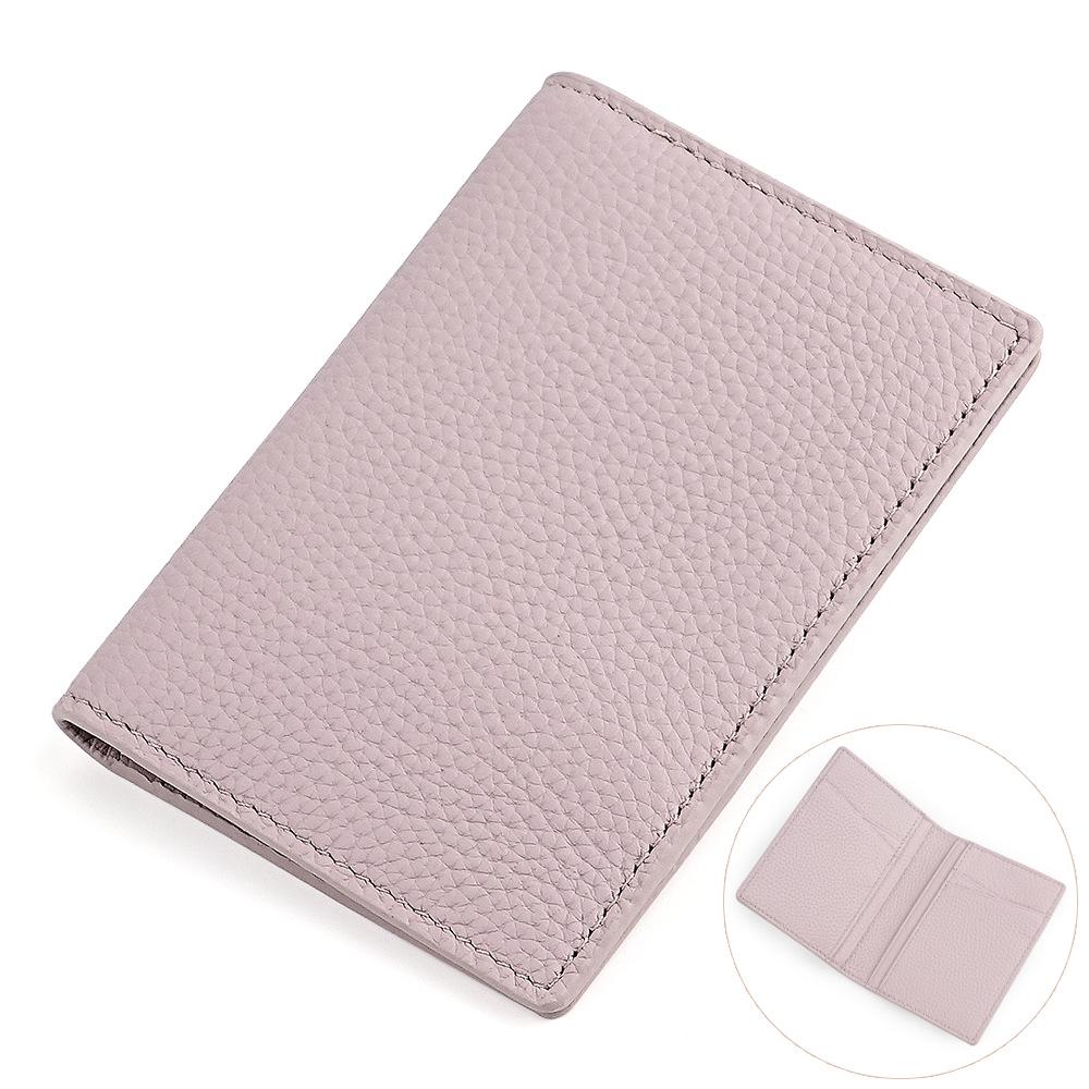 

Женская визитница из натуральной кожи с несколькими отделениями и футляром для водительских прав 11*8.5*0.8CM