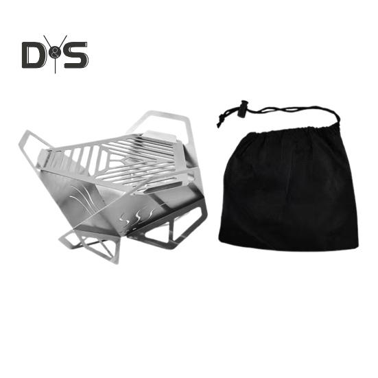 

Портативная складная печь для барбекю, многофункциональный гриль для приготовления пищи на открытом воздухе с сумкой для хранения для кемпинга и пикника S