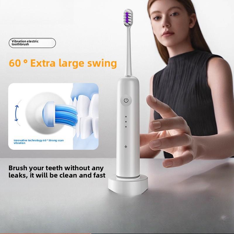 Sweep Vibration Electric Toothbrush, Fully Automatic Charging, Sweep Vibration Integrated Adult Model, Smart, Flat Replacement Model