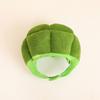 Green Plush Brokkoli Hat Brokkoli Headgear Novel Funny Brokkoli Caps Cartoon Vegetable Hat Halloween Cosplay Costume