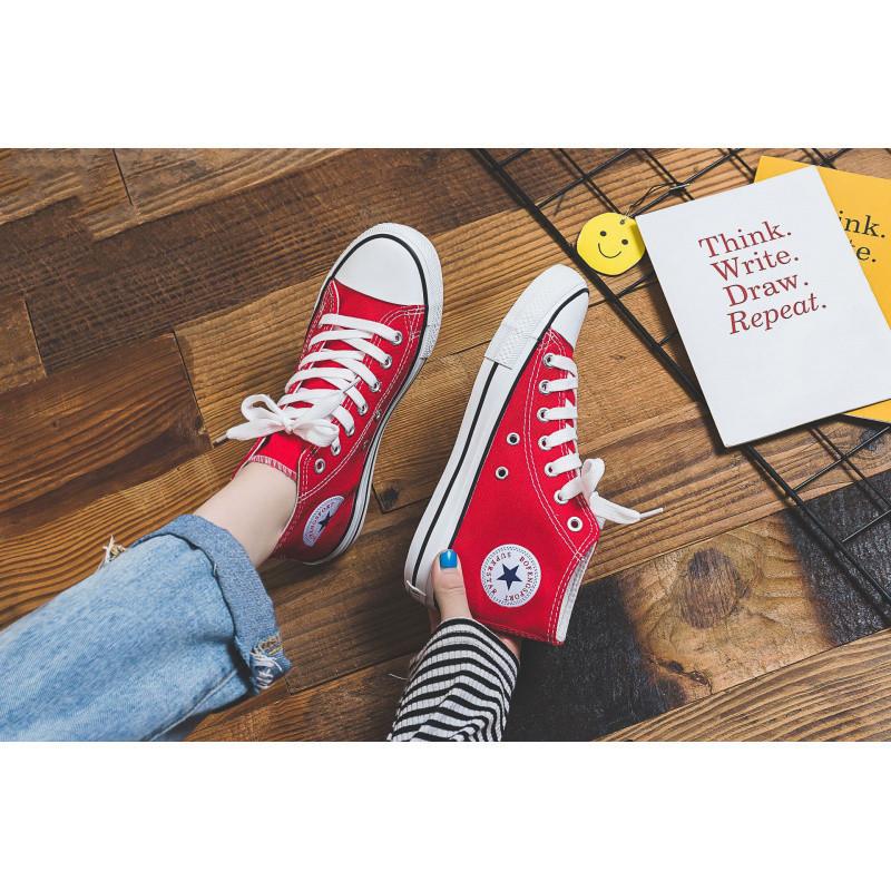 2025 Summer New Canvas Shoes Female Students 1970s High-top Lace-up Korean Version Sneakers Ing Trendy Versatile Board Shoes