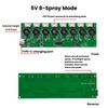 8 Spray Humidifier Module with Type-C Fast Charging 108kHz Ultrasonic Atomizer for DIY Desktop Humidifier and Car Aromatherapy