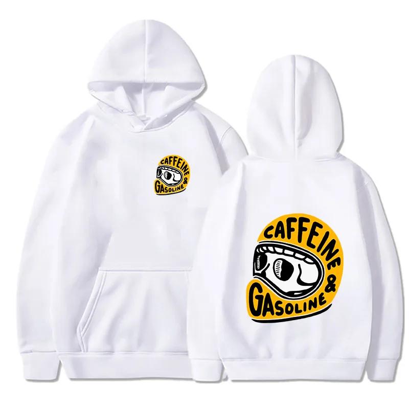 

2025 Весна Осень Женские Унисекс Толстовки Готические Харадзюку Байкер Череп Графический Новые Модные Толстовки Топы Темные Панк Черепа Ретро Пуловер XXXL белый