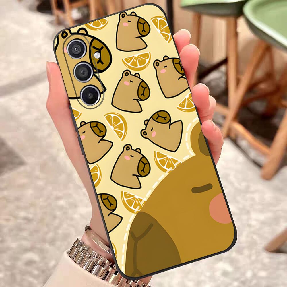 Funny Capybara Phone Case For Samsung S26 S25 Edge S24 S23 S22 S21 S20 Ultra Plus Fe Galaxy Silicon Cover