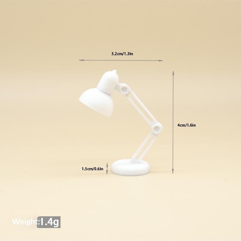 1Pcs 1/12 Miniature Dollhouse Lamp Elegant Design for Bedroom and Toy Decor