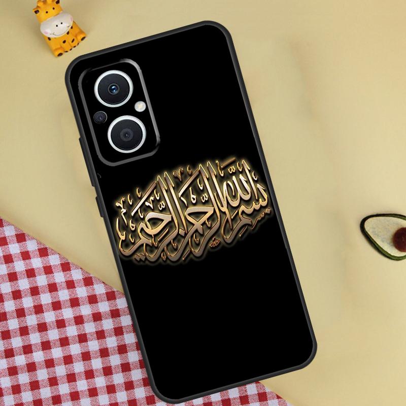 Muslim Islam Bismillah Allah Phone Case For OPPO Reno 12 12F 13 13F 11 8T 7 8 10 Pro OPPO Find X8 X6 Pro X3 X5 Lite Cover