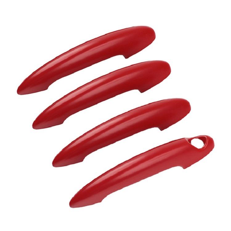Door Handle Cover For MINI R60 Countryman Cooper S 2011-2016 PC Plastic Protective Case Cars Accessories Red Checker JCW Gold