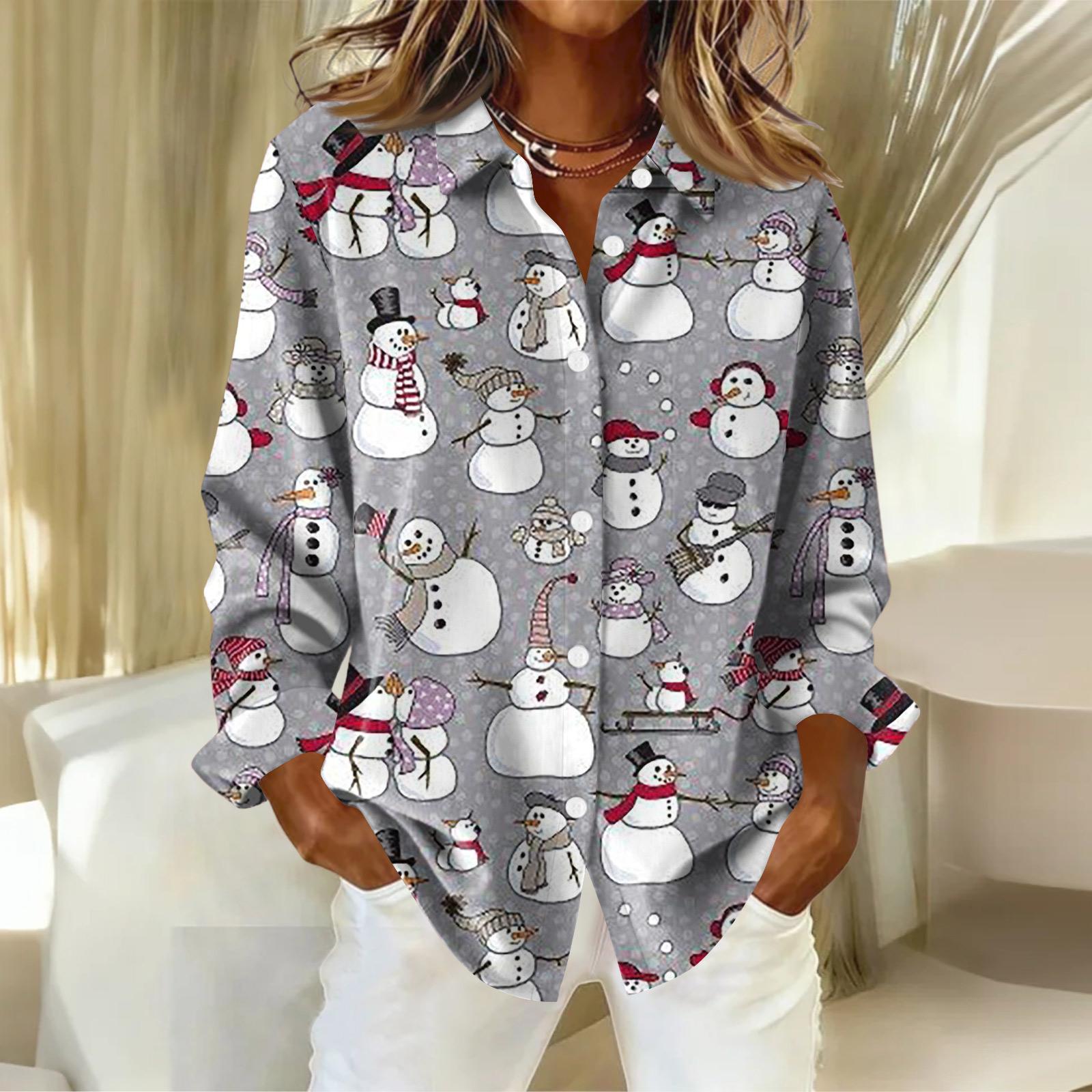 

Женская рубашка с пуговицами с цветочным принтом, повседневная рубашка с длинными рукавами, блузки, повседневные базовые топы больших размеров XL