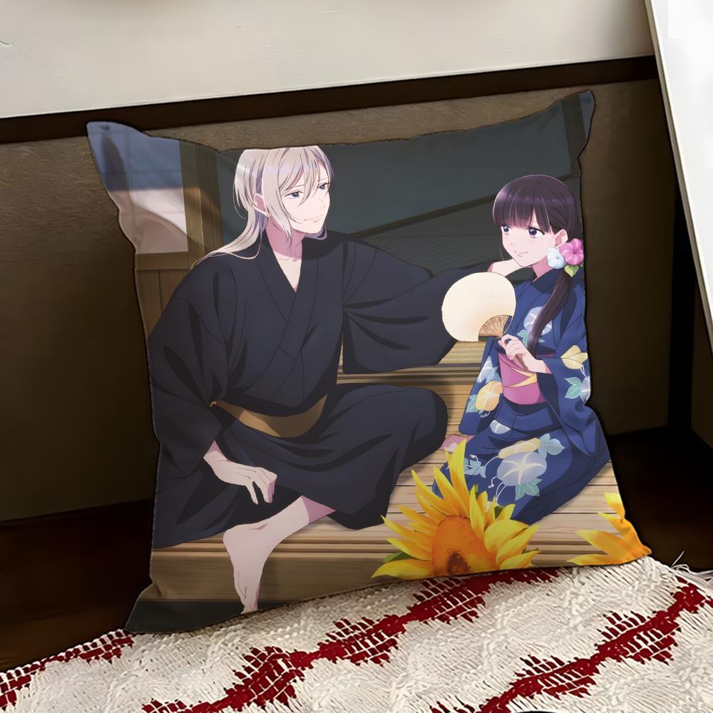 Anime My HHappy MMarriage Cushion Cover Reversible Soft Durable Pillow Cover Home Car MultiScene Use for Daily Comfort