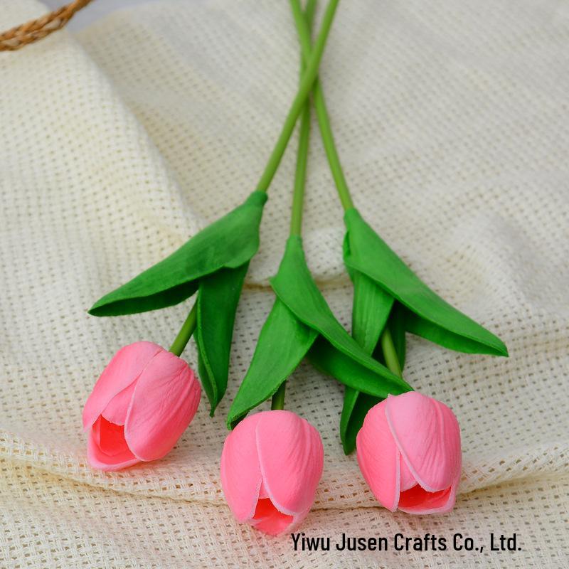 Tulip Artificial Flowers for Home Decor and Wedding Bouquets