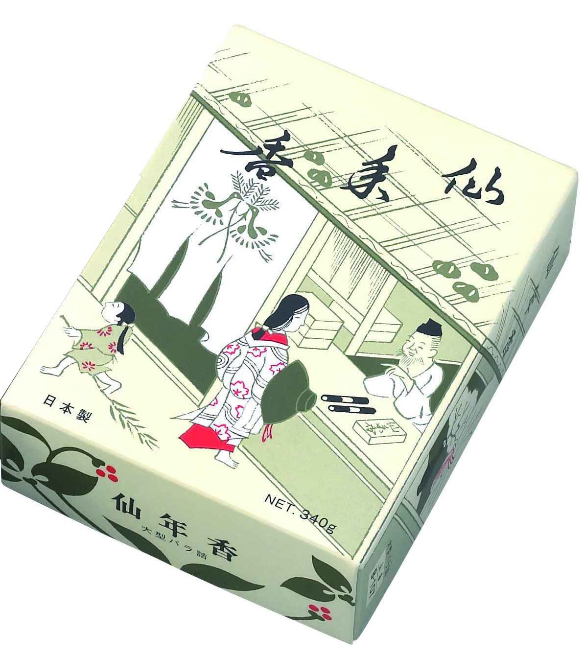

Kongkando Incense Sennen Incense, велика упаковка, 340 г, прибл. №Б-107