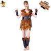 Women's Caveman Cos Costume Primitive Savage Party Suit Stage Role-playing Suit Leopard Print Suit
