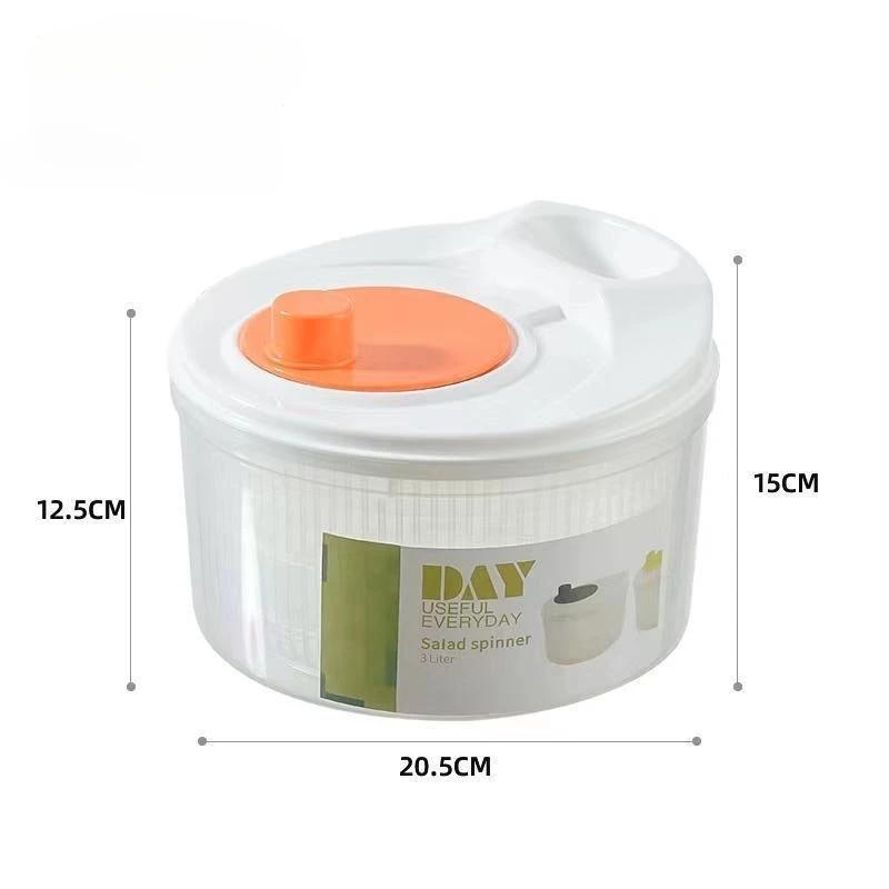 

Корзина для сушки салата Многофункциональная бытовая ручная овощесушилка - Салатница для фруктов, Кухонные гаджеты для дома оранжевый