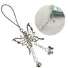 Fashionable Butterfly Bell Pendant Keychain Unique Anime Keychain with Butterfly Bell  Charm for Cosplay Enthusiasts