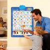 Alphabet-Chart Sprechendes zweisprachiges interaktives Spielzeug Musik Spanisch und Englisch Vorschul-Wandposter für Alter 3-8 Sprache