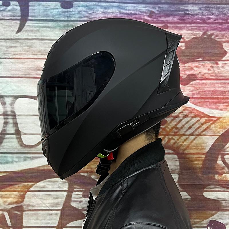 Dual Lens Motorcycle Helmet Motorcycle Travel Helmet Electric Vehicle Adult Safety Helmet