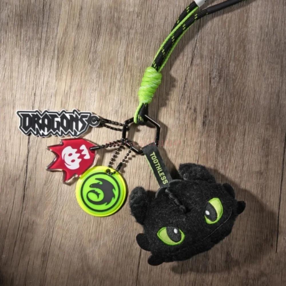 Universal Studios Genuine Potdemiel Toothless Dragon Tamer Master Shoulder Pendant Plush Doll Photo Animation Peripheral Gifts
