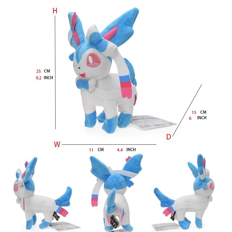 Leafeon Vaporeon Glaceon Sylveon Espeon Umbreon Vaporeon Sylveon Fluffy Collectible Stuffed Fauna Item Snuggly Plushies Illustrated Collectible