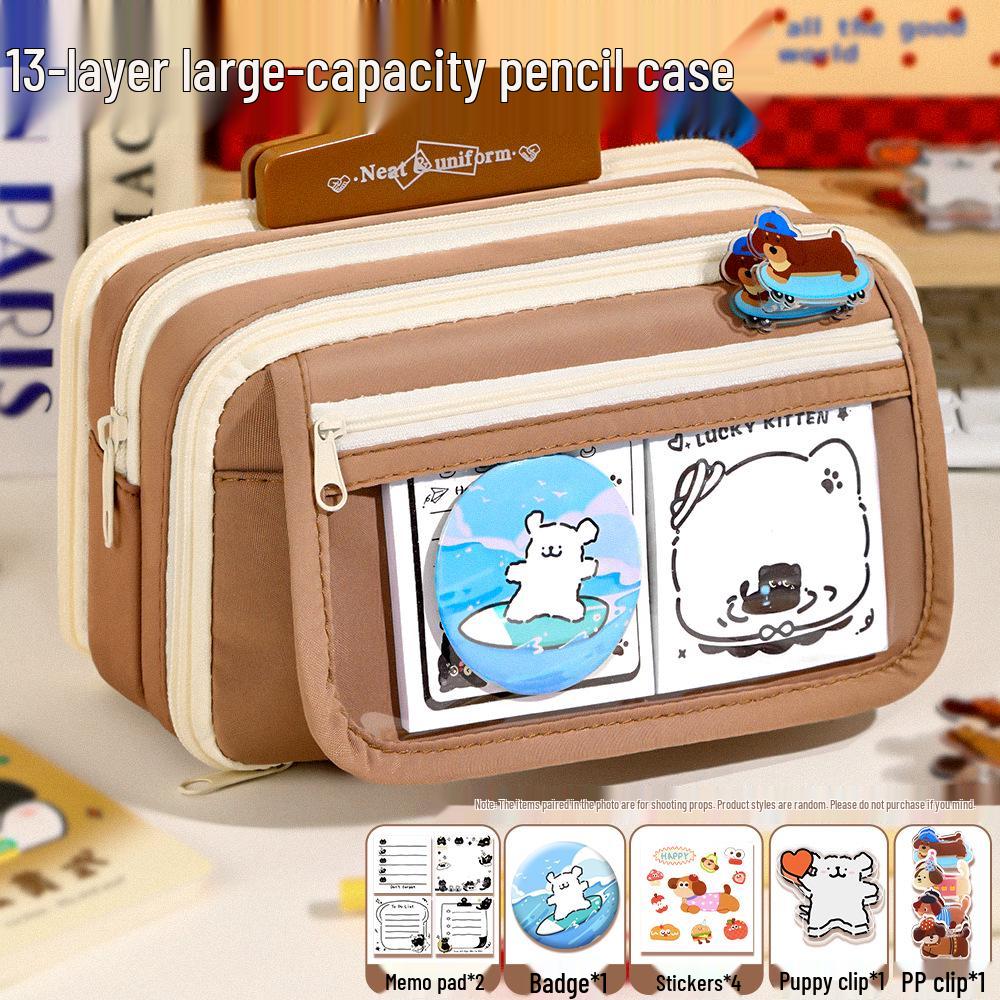 Puppy Pencil Case & Stationery Set: Practical Study Supplies & Gift Box